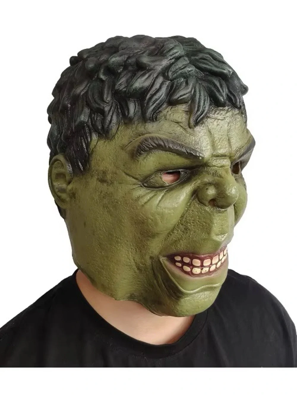 Green Hulk Full-Head Costume Mask